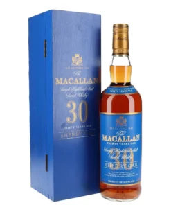 macallan 30 year old sherry oak blue label